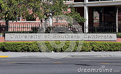 University of Southern California Editorial Stock Photo